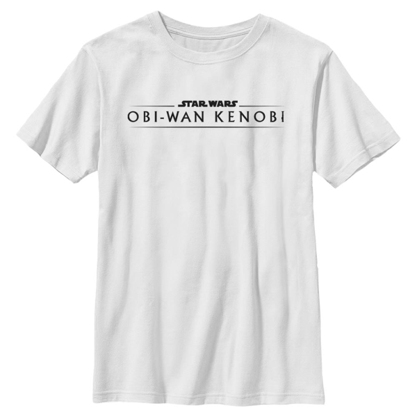 Star Wars - Obi-Wan Kenobi - Logo Kenobi - Kids T-Shirt - White - Front