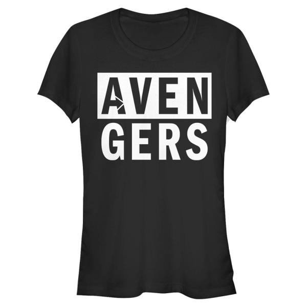 Marvel - Avengers - Logo AVENGERS Icon - Women's T-Shirt - Black - Front