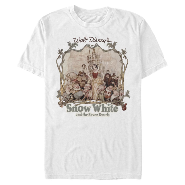 Disney - Snow White - Skupina and Friends - Men's T-Shirt - White - Front
