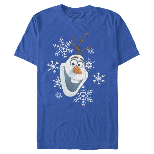 Disney - Frozen - Olaf Hat - Men's T-Shirt - Royal blue - Front