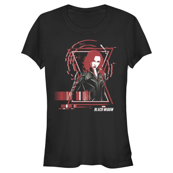 Marvel - Black Widow - Black Widow Widow Barcode - Women's T-Shirt - Black - Front