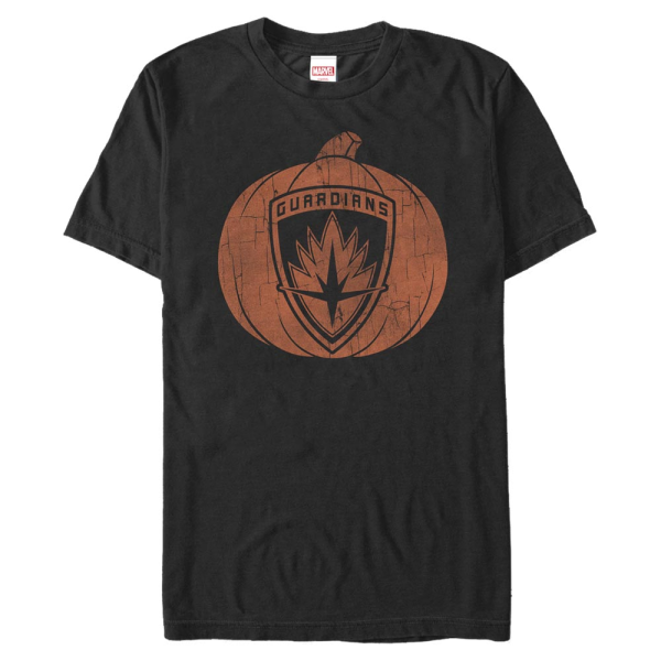 Marvel - Guardians of the Galaxy - Guardians Pumpkin - Halloween - Men's T-Shirt - Black - Front