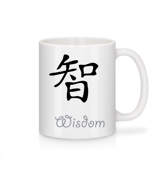 Chinese Sign Wisdom - Mug - White - Vorn
