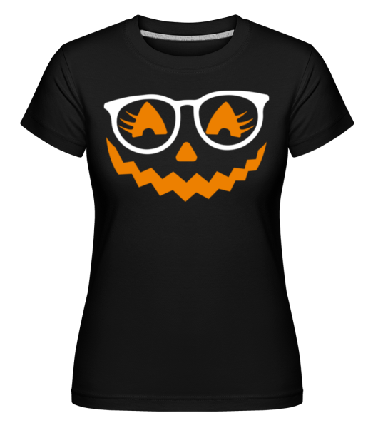 Pumpkin head -  Shirtinator Women's T-Shirt - Black - Front