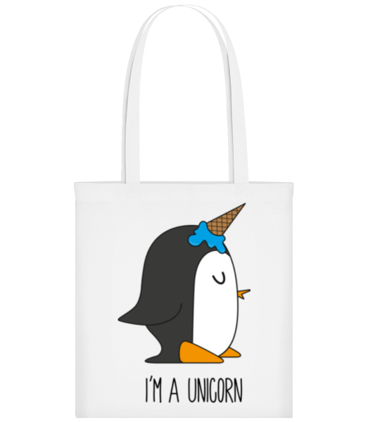 I'm A Unicorn Penguin - Tote Bag - White - Front