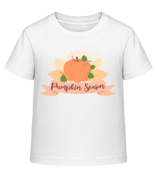 Pumpkin Season - Kid's Shirtinator T-Shirt - White - Front