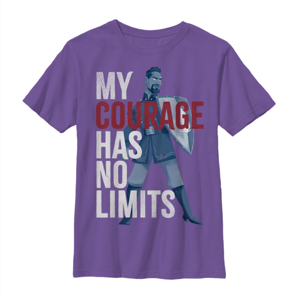 Disney - Frozen - Matthias Courage Stack - Kids T-Shirt - Purple - Front