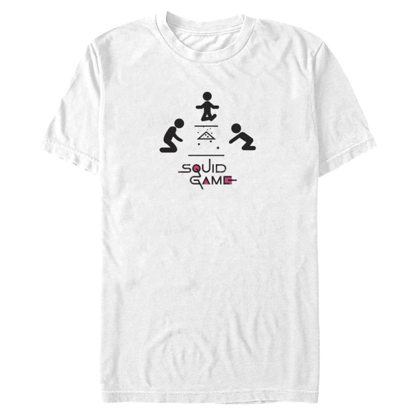 Netflix - Squid Game - Logo Icon 4 - Men's T-Shirt - White - Front