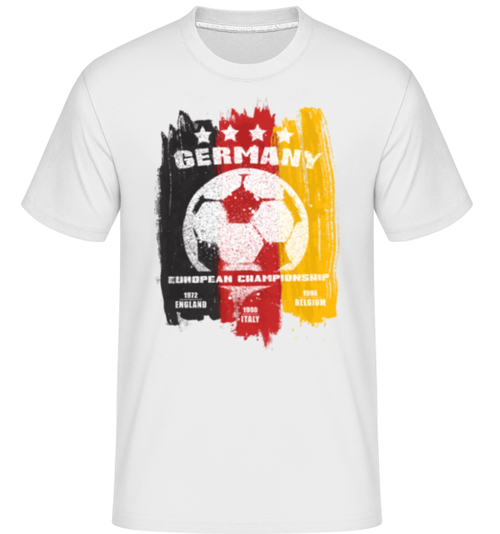Football Germany -  Shirtinator Men's T-Shirt - White - Front