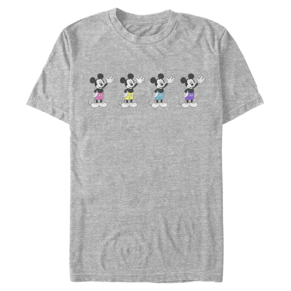 Disney - Mickey Mouse - Mickey Mouse Neon Pants - Men's T-Shirt - Heather grey - Front