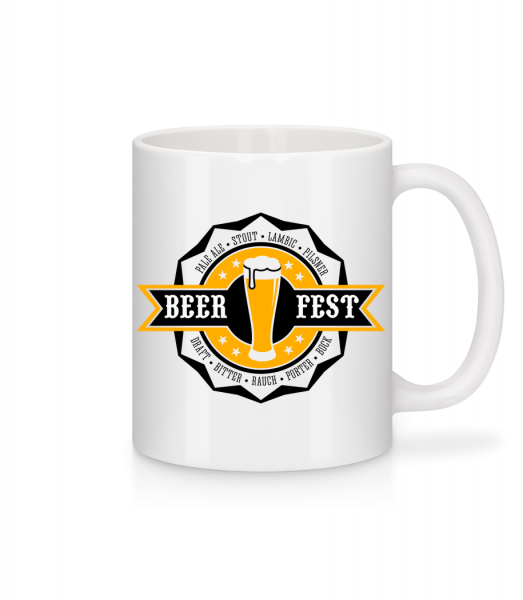 Beer Fest - Mug - White - Vorn