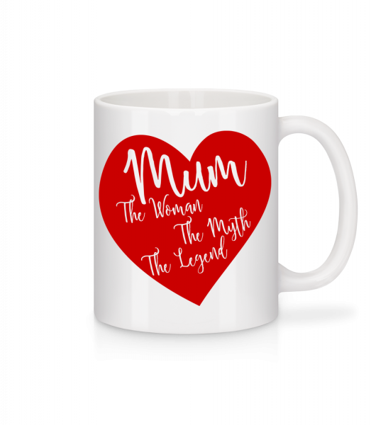 Mum - The Legend - Mug - White - Vorn