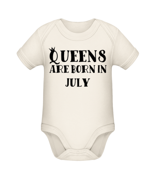 Queens Are Born In July - Organic Baby Body - Cream - Front