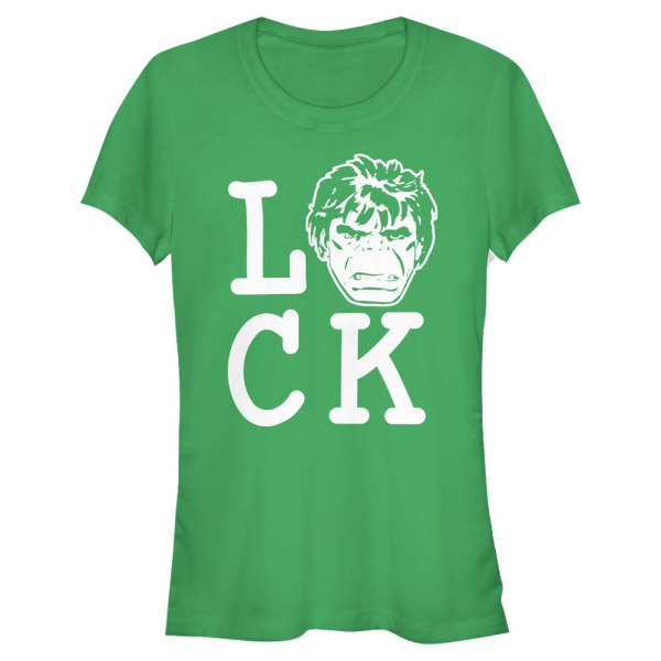 Marvel - Avengers - Hulk Luck - Women's T-Shirt - Kelly green - Front