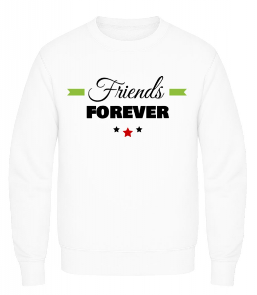 Friends Forever - Men's Sweatshirt - White - Front