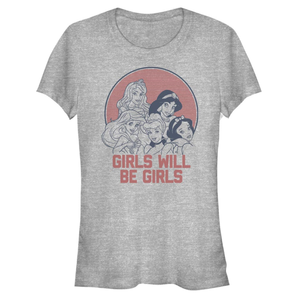 Disney Princesses - Skupina Girl Vibes - Women's T-Shirt - Heather grey - Front