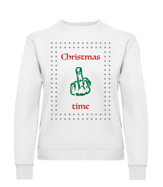 Christmas Time - Women's Sweatshirt - White - Front