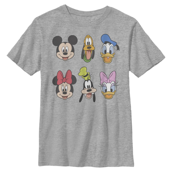 Disney - Mickey Mouse - Skupina Always Trending Stack - Kids T-Shirt - Heather grey - Front