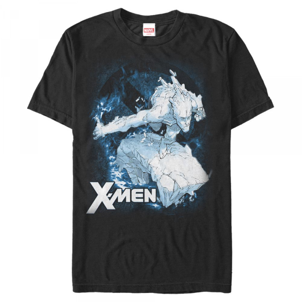 Marvel - X-Men - Iceman The Ice - Men's T-Shirt - Black - Front