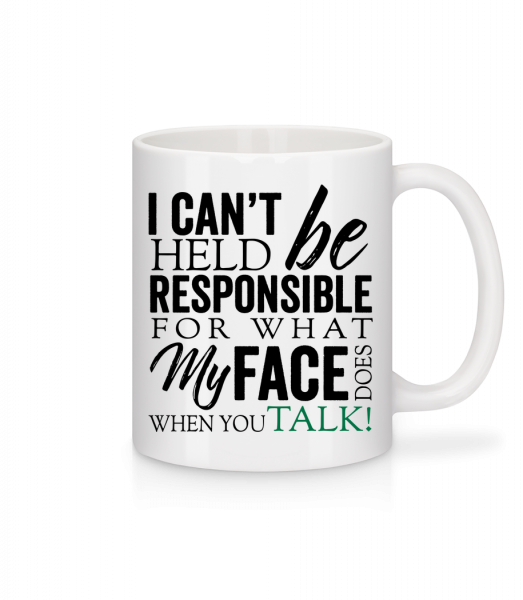 What My Face Does - Mug - White - Vorn