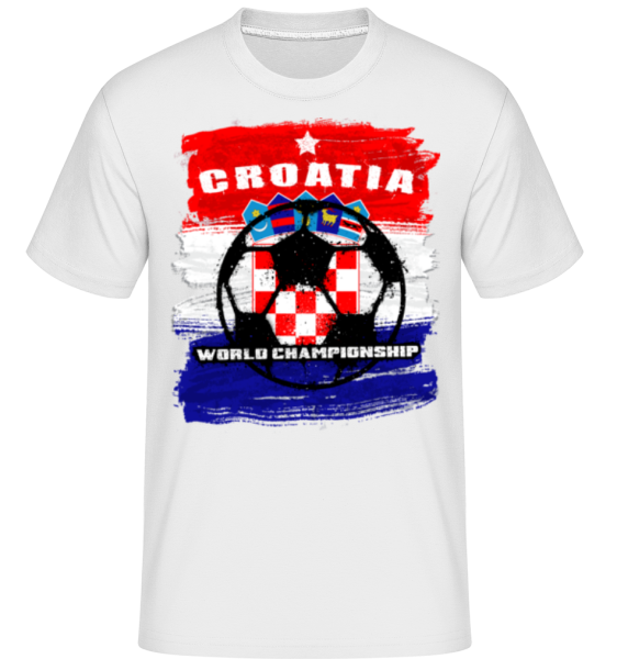 Croatia World Championship -  Shirtinator Men's T-Shirt - White - Front