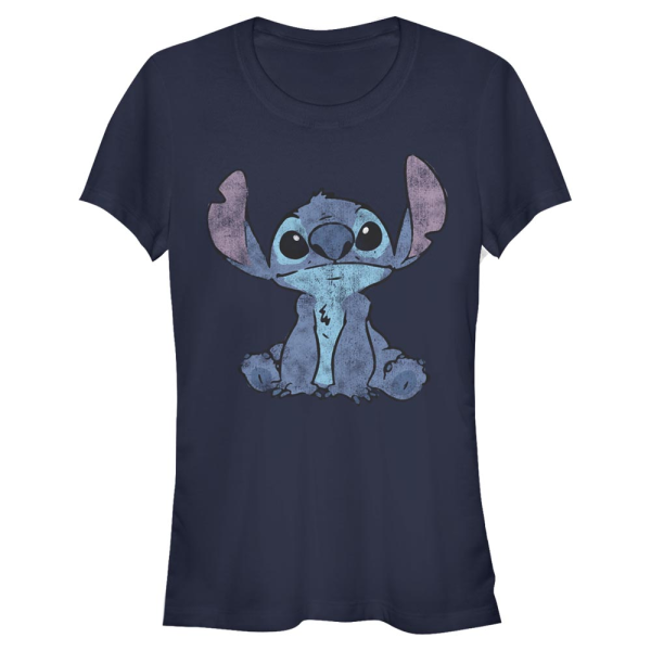 Disney Classics - Lilo & Stitch - Stitch Simply - Women's T-Shirt - Navy - Front