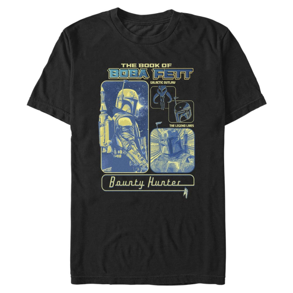 Star Wars - Book of Boba Fett - Boba Fett Space Bound - Men's T-Shirt - Black - Front