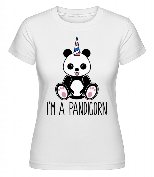 I'm A Pandicorn -  Shirtinator Women's T-Shirt - White - Vorn