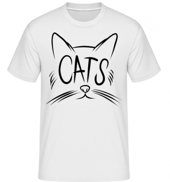 Cats -  Shirtinator Men's T-Shirt - White - Front