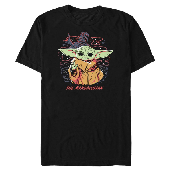 Star Wars - The Mandalorian - The Child Yee Haw - Men's T-Shirt - Black - Front