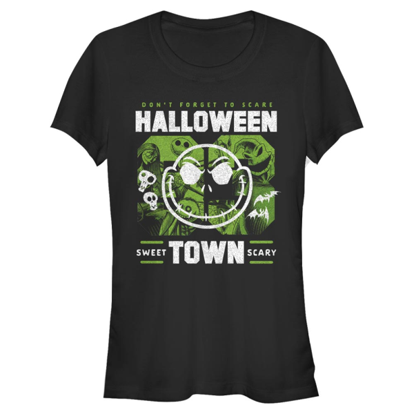 Disney Classics - Nightmare Before Christmas - Jack Halloweentown College - Halloween - Women's T-Shirt - Black - Front