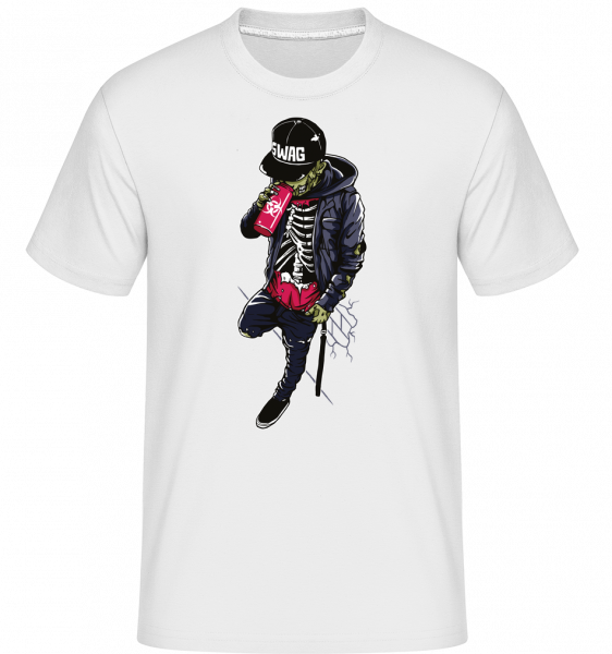 Zombie Swag -  Shirtinator Men's T-Shirt - White - Vorn