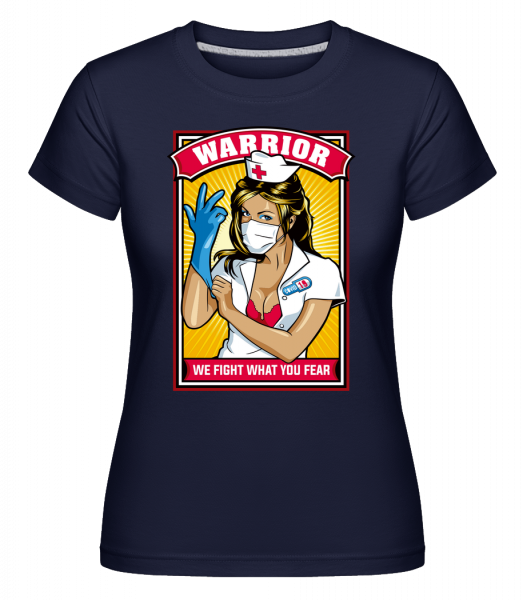 Warrior -  Shirtinator Women's T-Shirt - Navy - Vorn