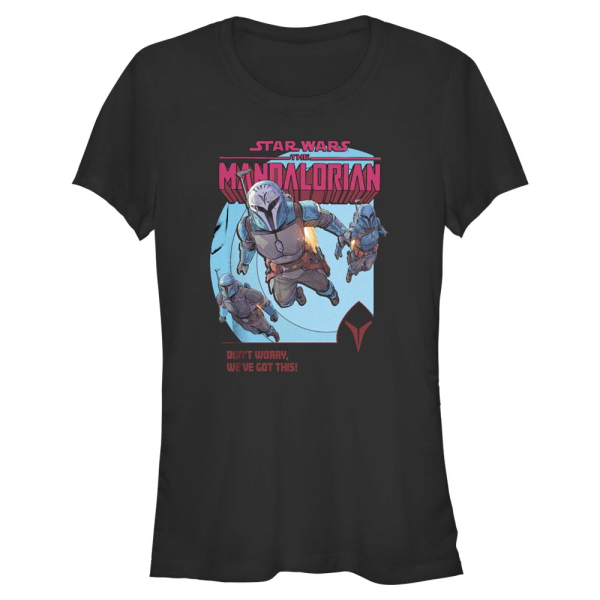 Star Wars - The Mandalorian - Skupina We've Got This - Women's T-Shirt - Black - Front