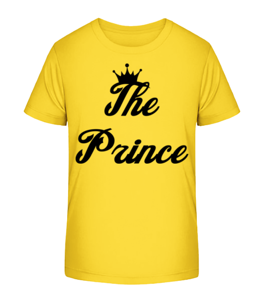 The Prince - Kid's Bio T-Shirt Stanley Stella - Yellow - Front