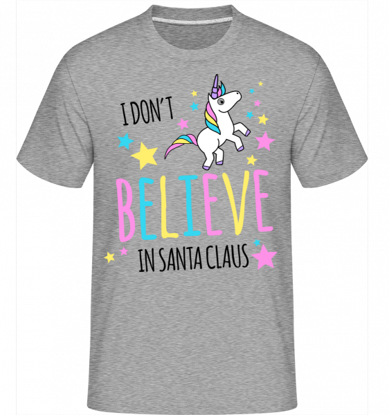 I Don't Believe In Santa Claus -  Shirtinator Men's T-Shirt - Heather grey - Vorn