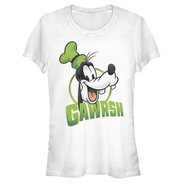 Disney Classics - Mickey Mouse - Goofy Gawrsh - Women's T-Shirt - White - Front