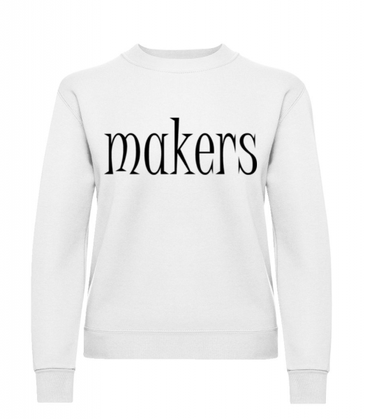 Trouble Makers Partner - Women's Sweatshirt - White - Front
