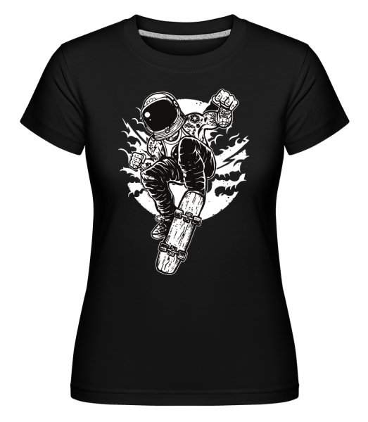 Space Skater -  Shirtinator Women's T-Shirt - Black - Vorn