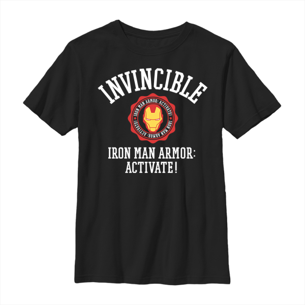 Marvel - Avengers - Hulk Invincible Iron - Kids T-Shirt - Black - Front