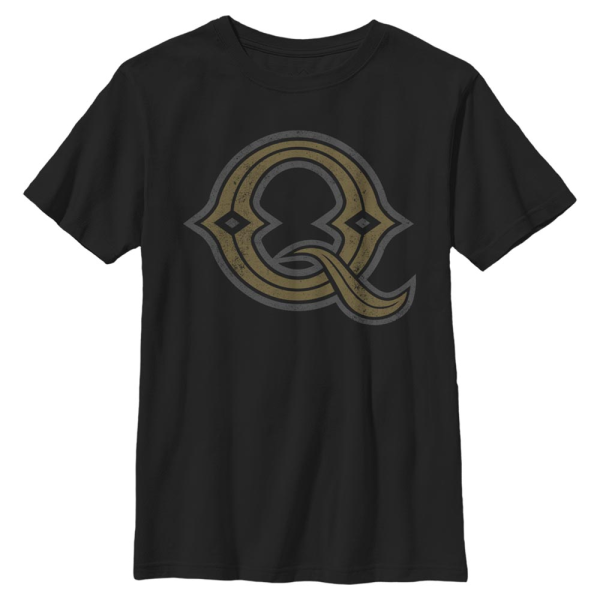 Pixar - Onward - Barley Q - Kids T-Shirt - Black - Front