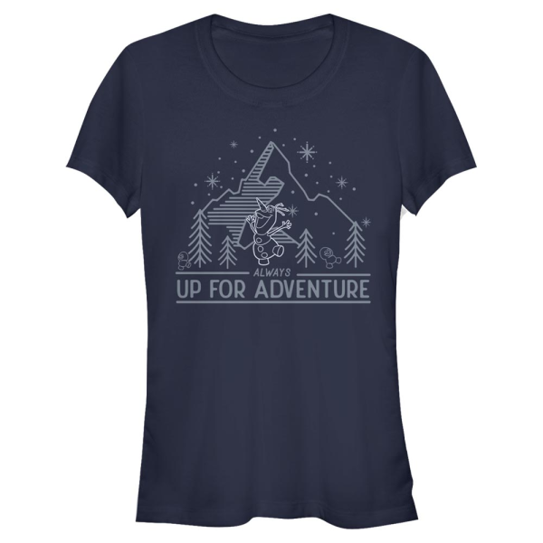 Disney - Frozen - Olaf Outdoor Adventure - Women's T-Shirt - Navy - Front