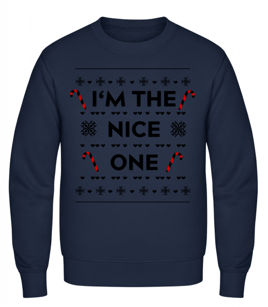 I'm The Nice One - Men's Sweatshirt - Navy - Vorn