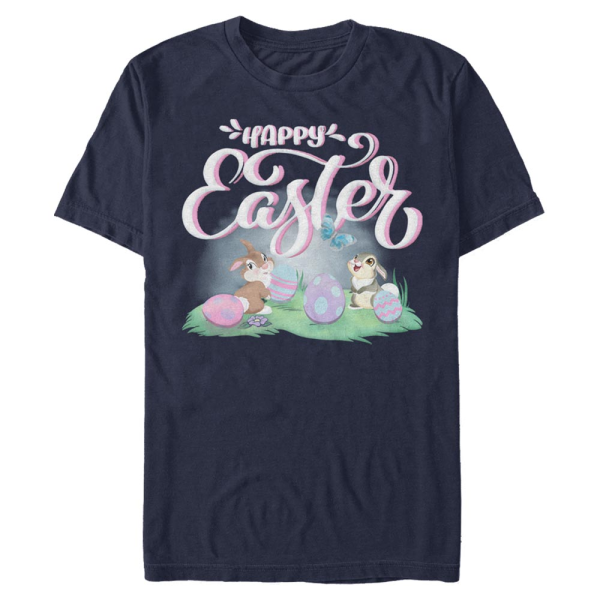 Disney - Bambi - Skupina Easter Thumper - Men's T-Shirt - Navy - Front