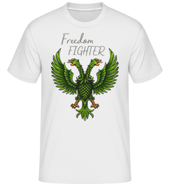 Fight For Freedom -  Shirtinator Men's T-Shirt - White - Front