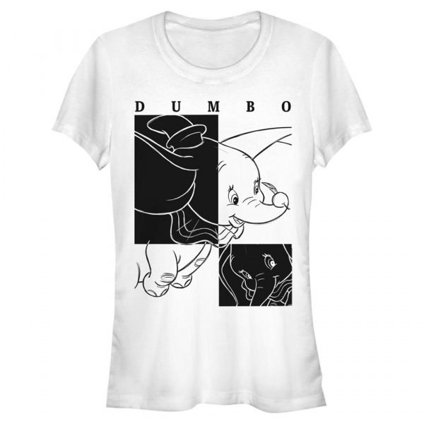 Disney Classics - Dumbo - Dumbo Contrast - Women's T-Shirt - White - Front
