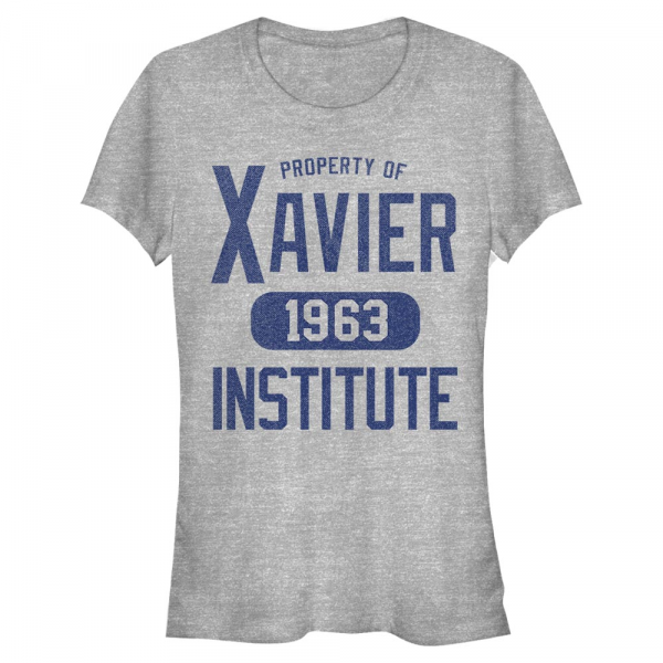 Marvel - X-Men - Xavier Institute Varsity Shirt - Women's T-Shirt - Heather grey - Front
