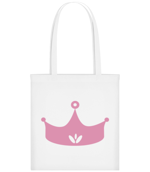 Princess Crown Pink - Tote Bag - White - Front