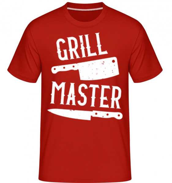 Grillmaster -  Shirtinator Men's T-Shirt - Red - Front