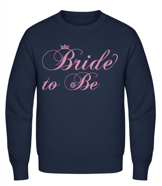 Bride To Be - Classic Set-In Sweatshirt - Navy - Vorn